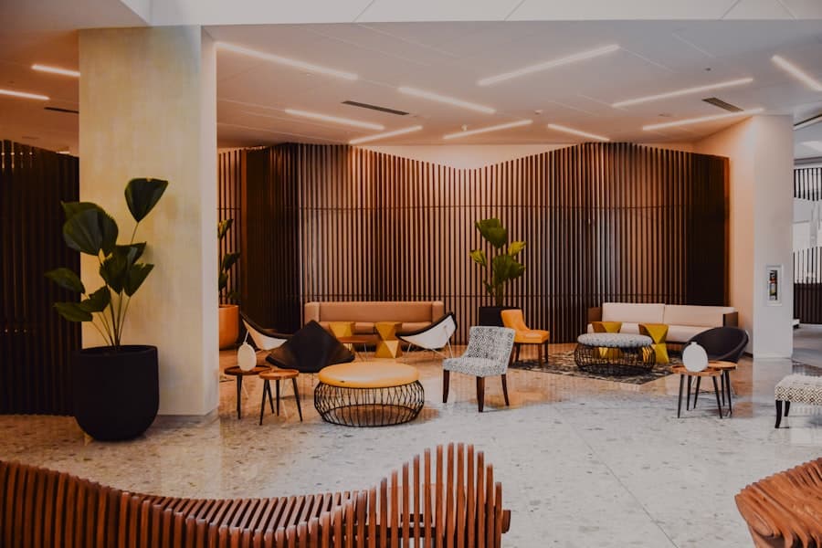 Lobby eines Hotels