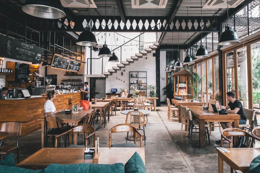 Gastraum eines Restaurants