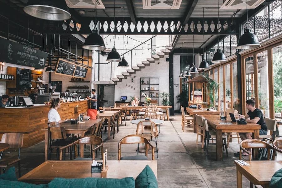 Gastraum eines Restaurants